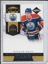 2011-12 Limited Taylor Hall Team Trademarks Gold Spotlight # 1 #d/25