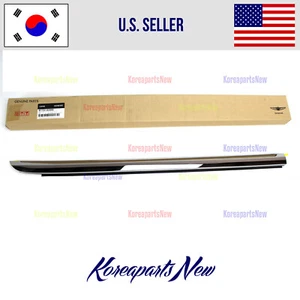 REAR Door Molding Trim Right PASSENGER ⭐OEM⭐ 87722D2000 Genesis G90 2017-2020 - Picture 1 of 2