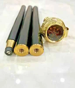 Bastón bastón estilo Texas BUBBA STIK hecho de caoba manchado hecho a mano regalo - Imagen 1 de 8