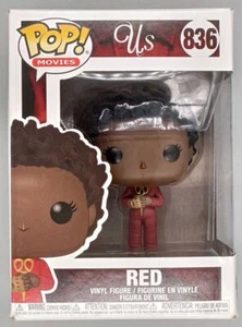 #836 Rojo - Caja de Estados Unidos Funko POP dañado con protector POP - Imagen 1 de 3