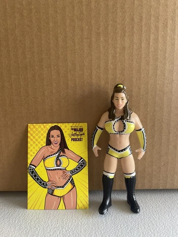 Chelsea Green MWFP Major Wrestling Figure Podcast Bendies Series 3 Figure Loose Cover