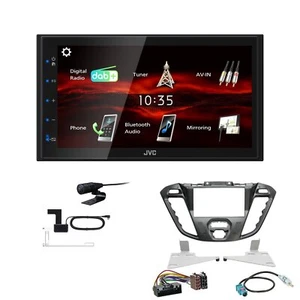 JVC Bluetooth Autoradio für Ford Tourneo Transit Custom Pegasus grau - Bild 1 von 5