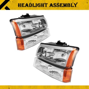 Conjunto de faros ámbar para Chevy Silverado 1500/3500 2003-2006; Avalance 1500 - Imagen 1 de 18