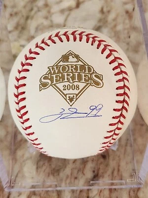SO TAGUCHI signed OML 2008 World Series baseball PSA/DNA COA PHILLIES - Image 1 of 4