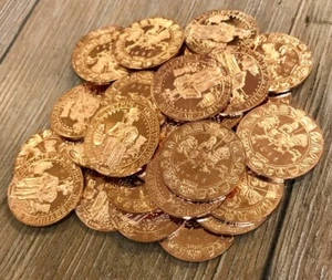 Larp Münzset*- 30mm - Der erste Taler - 30 Stück - Larpmünzen - Geld zum Spielen - Bild 1 von 1