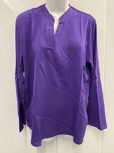 Tunica donna top manica lunga • Viola • Taglia XL - Foto 1 di 3