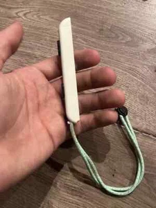 OEM Animal Crossing Joy-Con Right Sky Blue Wrist Strap Nintendo Switch - Picture 1 of 5