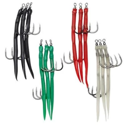 Kinetic GUMMI MAKK PRO 2x 10/0 Meereshaken Dorsch Heilbutt Island - Bild 1 von 3