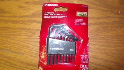 NEW  Husky 1000009928 10-Piece Short Arm Hex Key Set  *FREE SHIPPING* - Image 1 of 2