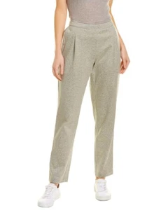 Pantalón Lafayette 148 New York Mujer 100% Algodón Color Níquel Melange Talla L NUEVO - Imagen 1 de 8