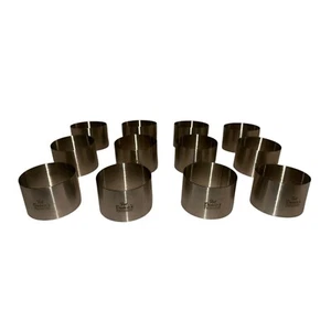 Lot 12 Fat Daddios Cake Pastry Ring ProSeries SSRD-3020 3" X 2" 75 X 50 MM - Picture 1 of 9