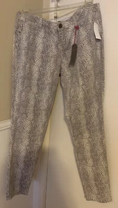 Material Girl Denim Animal Print Jegging Size 13 - Picture 1 of 6