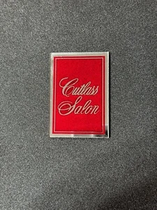 78 79 1978 1979 Oldsmobile Cutlass Salon Header Panel Emblem NEW Reproduction - Picture 1 of 1