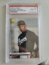1994 Classic Michael Jordan #1 Birmingham Barons Rookie Card PSA 9