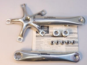 Shimano Ultegra 6500 / 9 Sp. Octalink 170 Cranks w/ bolts / NOS bicycle - Picture 1 of 8