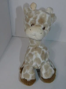 Aurora Baby Plüsch Giraffe Rassel Stofftier hellbraun braun - Bild 1 von 9