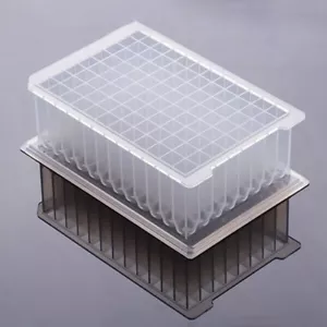 Placas de pozo profundo Biologix - 2,2 ml (pozos cuadrados), fondo en U, perfil cóncavo - Imagen 1 de 2