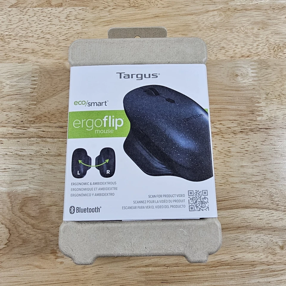 Targus ErgoFlip EcoSmart Full-Size Mouse New - Image 1 of 4