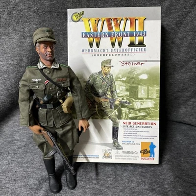 Dragón Segunda Guerra Mundial Frente Oriental 1943 Steiner 12" Figura 1/6 Wehrmacht Suboficial Foto 1 de 4