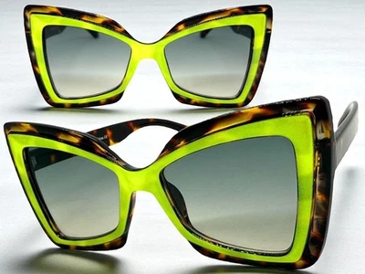 Exaggerated Classic Vintage Retro Style SUNGLASSES Funky Unique Bow Shape Frame - Image 1 of 4