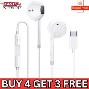 For Google Pixel 9 9 Pro 8 7 6 5 4 3 2A USB C Type C Stereo Headphones Earphones - Picture 1 of 10