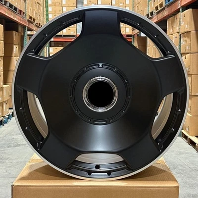 22" G63 AMG MONOBLOCK STYLE WHEELS RIMS FITS MERCEDES BENZ G550 G500 G63 G55 - Image 1 of 4