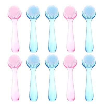  10 Pcs Petite Brosse De Nettoyage Pinceaux Pour Ongles Cleaner Degraissant - Photo 1/4