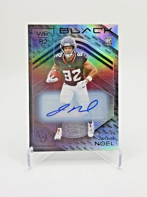 2025 Panini Black Jaylin Noel Rookies Auto RC Rookie #/199 Texans - Image 1 of 2