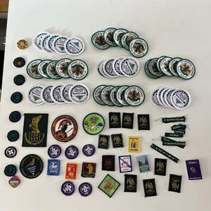 70+ Restposten Vintage Pfadfinder / Führer Aufnäher  - Bild 1 von 8
