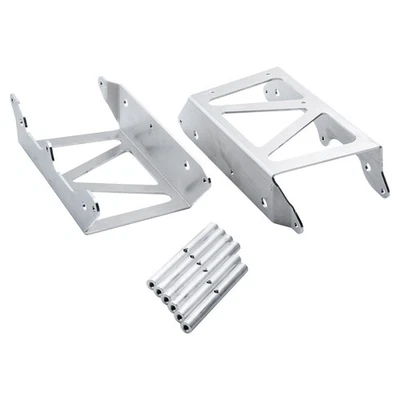 7602 Racing soportes de radiador aluminio cepillado para KTM 150 XC 2010-2015 Foto 1 de 4