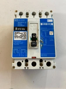 Pre-owned Cutler-Hammer Westinghouse HFD3100L 100A circuit breaker tested - Picture 1 of 7