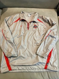 WOW - Nike - OHIO STATE UNIVERSITY - Quarter Zip Pillover - Team Issued? - XL - Picture 1 of 10