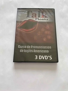 TALK PHONICS : CURSO DE PRONUNCIACION DE INGLES AMERICANO , 3-DISC DVD SET - NEW - Picture 1 of 5