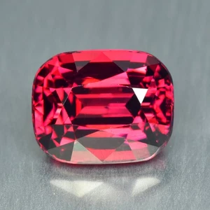 3.58Ct Natural Vivid Pink Umbalite Garnet Cushion Gemstone (Umba River) Tanzania - Picture 1 of 1