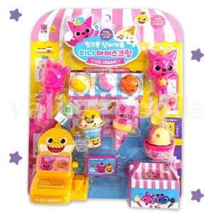 Pinkfong Baby Shark Family Mini Icecream Shop Play Toy figure Korean Animation - Picture 1 of 7