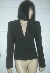 DOLCE & GABBANA FABELHAFTER NADELSTREIFENANZUG BLAZER/JACKE Gr. EU 30/44, US 8 - Bild 1 von 6
