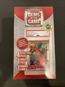 2024 GEMS OF THE GAME NBA BOX - (1) GRADED CARD + (5) FACTORY SEALED PACKS - Picture 1 of 1