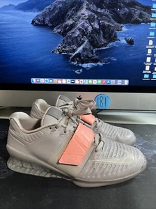 Nike Romaleos 3 XD Men’s 11.5 Weightlifting Atmosphere Grey Pink Tint AO7987-002 - Picture 1 of 7