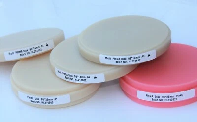 SWIFT PMMA Disk 98/95mm MultiLayer/single Pre-Shaded/Bleach/Pink