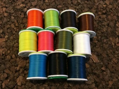 300 Denier Flat Un-waxed Big Jig Fly and Jig Tying Thread - Image 1 of 4
