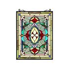 Chloe Lighting AYLEE Tiffany-Style Victorian Design 18" x 25" Stained Glass W...