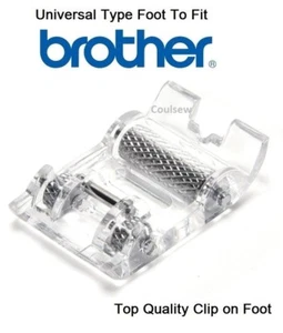 Roller Foot For Vinyl Velvet Suede Leather Fit BROTHER SEWING MACHINES  - Picture 1 of 1