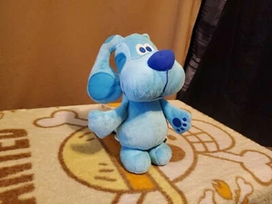 2011 Mattel Fisher Price Blues Clues Approx 11" Talking Blue Puppy Dog Plush - Picture 1 of 12