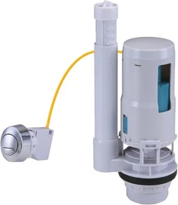 Dual Flush with Wire Fits All Push Button Toilets Comes with 2 and 1.5 inch Bot - Picture 1 of 7