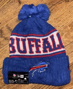 NFL BUFFALO BILLS 2023 NEW ERA SIDELINE ON FIELD SPORT KNIT Beanie POM POM - Picture 1 of 2