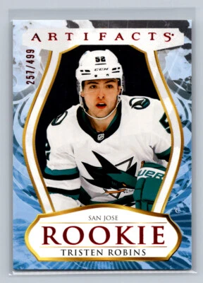 2023-24 Upper Deck Artifacts #191 Tristen Robins Ruby #/499 - Image 1 of 2