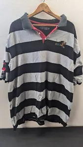 Coogi Men's 4XL Embroidered Colorful Logo Short Sleeve Cotton Blend Polo Shirt - Picture 1 of 11