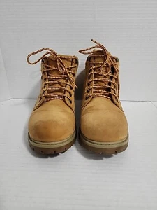 VTG 90s Y2K Tan Camel Color Leather LUGZ Chukka Boots Size 7 - Picture 1 of 8