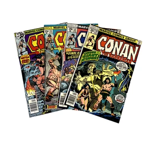 CONAN DER BARBAR Band 1 #53, 81, 90 & 97 Konvolut 4 mittelhohe Marvel Comics - Bild 1 von 13