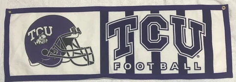 TCU Horned Frogs Football  NCAA Banner Cover